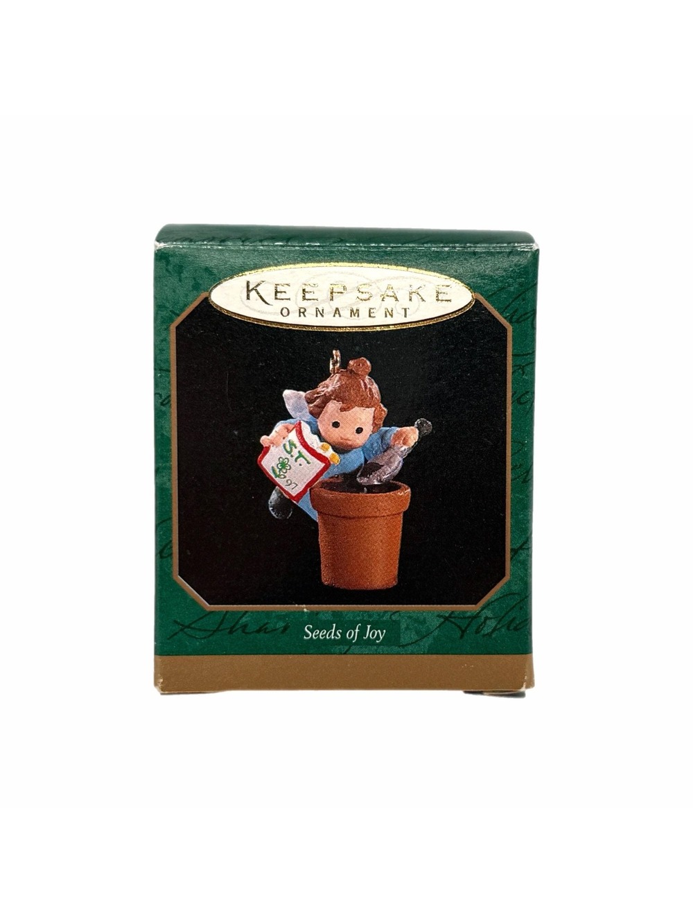 Vintage 1997 Hallmark Keepsake Miniature “Seeds of Joy” Ornament